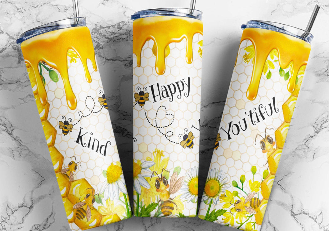 Bee kind • bee happy • bee-youtiful