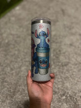 Load image into Gallery viewer, Glitter alien tumbler
